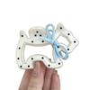 Pin para Cabello de Perro con Lunares y Lazo, Pasador Lindo para Niña, Pinza de Tiburón para Recoger la Mitad del Cabello, Accesorios de Cabello de Alta Gama, Accesorios para la Cabeza