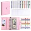 Spot Transfronterizo Carpeta A6 Carcasa Presupuesto en Efectivo Macaron Cuero PU Cuaderno Libro de Mano Personalización