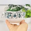 Ouge D's Serie Jardín Granville Vajilla Moda Retro Hueso de Porcelana Tazón, Cuchara y Plato Set de Caja de Regalo Recomendado para Regalar