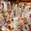 Paquete de Materiales Retro Momo Transfronterizo Serie de Colección de Espécimenes Diario Vintage Material para Manualidades Base de Decoración 83 Piezas 6 Estilos