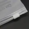 Bolsa de Plástico PE con Cierre Hermético Bolsa para Empaque de Calcetines Bolsa Transparente Mate con Cremallera Ropa Íntima Ropa Íntima Bolsa para Empaque