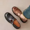 Zapatos planos de moda transfronterizos 2026 otoño exportación zapatos planos para mujer mocasines con hebilla de tanga talla 35-46
