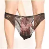 Ropa Interior Sexy para Hombres F Estilo Chino Retro Calzoncillos Sexys Separación Bala de Pistola Encaje Transpirable Nariz de Elefante Interior