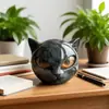 Nuevo Producto Transfronterizo Halloween Figura de Gato Negro de Lujo Adornos de Gato Negro de Lujo
