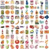 100 Piezas de Pegatinas de Graffiti Estilo Mediterráneo Femenino Decoración DIY Guitarra Cuaderno Maleta DIY Impermeable Lote