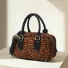 Bolsa de Mão Fashion Simples de Grande Capacidade Estilo Coreano Versátil Boston Ombro Transversal Bowling