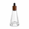 Modelo Nuevo en Stock del Fabricante: Botella gotero cónica de 15 ml, Botella gotero de esencia marrón, Botella de vidrio a prueba de luz para aceites esenciales al por mayor