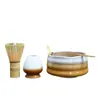 Conjunto de Tigelas para Matcha, Ferramentas para Matcha, Batedor de Chá, Batedor de Chá com 100 Dentes, Matcha Adequado para Sala de Chá e Uso Doméstico, Impressão de Logotipo Disponível