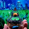 Bola de cristal 73 estilos pirámide transfronteriza bola de cristal grava pirámide artesanías para el hogar adornos de resina