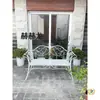 Muebles de Hierro Forjado para Exteriores, Sofá Doble, Banco de Parque, Balcón de Jardín, Patio Exterior, Sillón Reclinable, Promoción, Engrosado