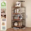 Estante de Livros de Chão com Múltiplas Camadas para Armazenamento na Sala de Estar, Casa, Simples, de Ferro, Prateleira de Exibição, Armazenamento de Escritório, Estante de Livros