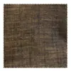 Tejido de algodón y lino tejido con color fino de cáñamo con juntas de bambú marrón rojizo Tela de diseñador para falda, camisa, ropa DIY retro envejecido