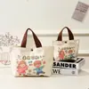Oso de Dibujos Animados Bolso Portátil de Lona Bolsa de Regalo de Cumpleaños Día del Niño Bolsas de Regalo para Dulces y Snacks Bolsa de Almuerzo