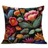 Funda de almohada estampada estilo bordado de imitación estilo nacional bohemio transfronteriza funda de almohada para el hogar al por mayor