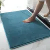 Alfombrilla de Piso para Baño Absorbente Entrada de Baño Felpudo Felpudo de Entrada de Baño Alfombrilla Engrosada Lavable a Máquina Venta al por Mayor