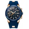 Reloj para Hombre con Correa de Silicona Reward, Reloj Deportivo Luminoso para Hombre, Reloj de Cuarzo Impermeable, Multifuncional Rd83006M