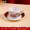 Serie Navideña Vajilla de Melamina, Material de Grado Alimenticio, Vajilla Imitación Porcelana para Hogar y Uso Comercial, Tazas, Tazones, Platos, Tazas de Café, Hecho a Medida