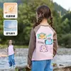 Transpirable y AntibacterianaCamiseta de Manga Larga Mianmutang para Niños y Niñas, Top de Manga Ranglán para Primavera y Otoño, Camiseta para Bebé