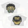 2026 Verano Hip-Hop Dibujos Animados Patrón Nuevo Transfronterizo Camiseta Estampada Estilo Harajuku Ropa de Manga Corta para Hombre