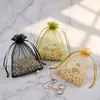 Bolsas de Muestra para Productos Cosméticos y de Cuidado de la Piel de Hilo de Perla, Empaques, Bolsas para Dulces de Boda, Bolsas de Organza al por Mayor de Fabricantes