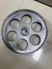 Acessórios para linha de cama fria extrusora de perfil de alumínio, acessórios para extrusora, eixo de engrenagem da polia, correia síncrona, torno