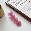 Xinzhimeng Joyería Acetato Clip sin Costuras Clip Borde de Corazón Clip Floral Coreano Clip de Borde Clip para Flequillo Clip Superior Pinza para el Cabello