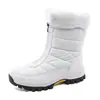 Zapatos de Algodón Talla Grande para Mujer Nueva Moda Casual Tela para Paraguas Forrados de Felpa Engrosados Cálidos Botas de Nieve Zapatos Grandes de Algodón