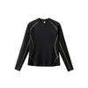 Camiseta IZEXX de manga comprida de secagem rápida para mulheres, novo modelo de outono para caminhada e montanhismo, 7A antibacteriana esportiva corrida fitness ao ar livre roupa de secagem rápida