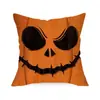 Funda de Almohada Fantasma de Halloween Decoración para Fiestas en Casa Navideñas Sala de Estar Cojín para Sofá Dormitorio Mesita de Noche Cojín de Lino
