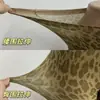 Medias con Estampado de Leopardo Estampado Digital para Mujer, Verano Delgadas Anti-enganches Resistentes Talla Extra Sexy Medias de una Sola Pieza