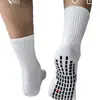 Calcetines de fútbol antideslizantes de color liso para Amazon transfronterizos, dispensadores de absorción de impactos, resistentes al desgaste, calcetines deportivos para baloncesto, transpirables para hombre