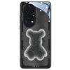 Urso Eletrodepositado em Pó Adequado para Capa de Celular Samsung S25 Ultra S24 Brilhante em Chamadas Recebidas Note20 Casal S23 Desenho Animado Tendência