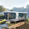 Pequeña Casa Flotante Multifuncional de Agua Ciencia y Tecnología Moderna Casa Flotante Estancia en Casa Camping al Aire Libre Aislamiento Acústico Seguro Cabaña del Futuro