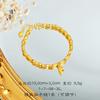 Novo Estilo de Tendência Nacional da Loja de Ouro Jinyan Pulseira Folha de Bambu Ascendente para Mulheres, Joia de Mão de Luxo Acessível Retrô
