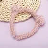 Diadema de Cara de Panda de Peluche para Lavado de Cara, Diadema Moderna Multicolor Linda de Dibujos Animados con Pompón, Accesorios de Regalo, Venta de Liquidación
