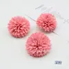Flor de Simulación Ping Pang Crisantemo Tamaño Pequeño Material para Tocados DIY Material para Flores de Boda Flor Artificial Decoración de Pasteles Bola de Cardo Bola Pequeña Crisantemo