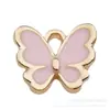 Popular Transfronteiriço DIY Série Rosa Liga Esmalte Joias Artesanais Acessórios Chaveiro Pulseira Brincos Pingentes