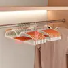 Percha de Cuello Corto para Uso Doméstico, Antideslizante, Sin Marcas, Ahorra Espacio, Percha Corta Estrecha para Ropa, Tendedero Anti-Ángulo de Hombro