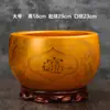 Adornos de Cornucopia Cerámica Jingdezhen Sala de Estar Entrada Acuario Decoración para Atraer Riqueza y Tesoro, Regalos de Inauguración de Casa y Apertura