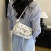 Bolso de Axila para Mujer 2026 Nuevo Bolso de Hombro de Lunares de Verano para el Trabajo y los Viajes, Bolso Cruzado con Acabado de Alta Gama, Bolso Cuadrado Pequeño