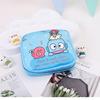 Série de empilhamento de desenhos animados bolsa de armazenamento de algodão sanitário bolsa de armazenamento de itens pequenos cosméticos portáteis para meninas fofas