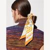 Acessórios de cabelo de seda twill para amarrar rabo de cavalo, novo para atacado de comércio exterior, primavera e verão 2024, moda feminina, tudo combina, cordão decorativo