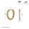 Suministro Exclusivo Transfronterizo de Pendientes de Plata de Ley S925, Aros de Oreja de Moda con Circonita de Colores Microincrustada, Exquisitos Clips para Orejas de Circonita, Venta al por Mayor Directa desde la Fábrica de Origen
