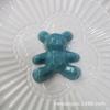Corte de superficie imitación diamante oso resina joyería diy pegamento crema epoxi accesorios para funda de teléfono material DIY hecho a mano parche oso
