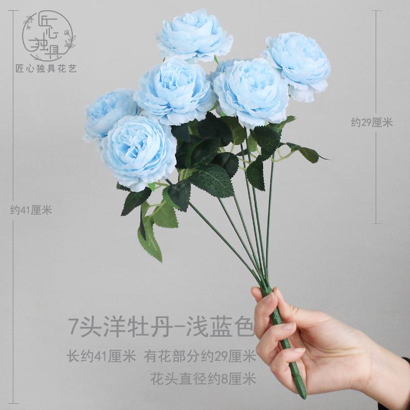 7头洋牡丹-浅蓝色