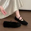 Sapatos Femininos de Verão 2026, Novo Estilo, Bico Fino, Tira Fina, Decote Baixo, Fashion e Versátil, com Aumento de Altura Escondido, Estilo para Festa, Sapatos Mary Jane
