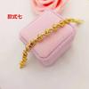 Pulsera de latón chapada en oro, chapado de imitación de oro, joyería de fábrica directa, puesto, suministro para mercado nocturno, una variedad de pulseras para damas