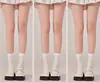 Calcetines hasta la pantorrilla Estilo japonés Calcetines JK Medias de terciopelo negras Adelgazantes para piernas Mujer Media pantorrilla Verano Delgados Blancos Hasta la rodilla