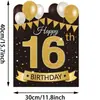 Srzkb3188 Amazon Aniversário Primeiro Ano Decoração de Pátio Inserção Placa Oca Atmosfera de Festa Inserção de Gramado