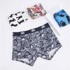 Ropa interior para hombre, Poliéster deportivo, Calzoncillos tipo bóxer cómodos y transpirables, Boxer shorts estampados sexy de moda, Ropa interior sin costuras